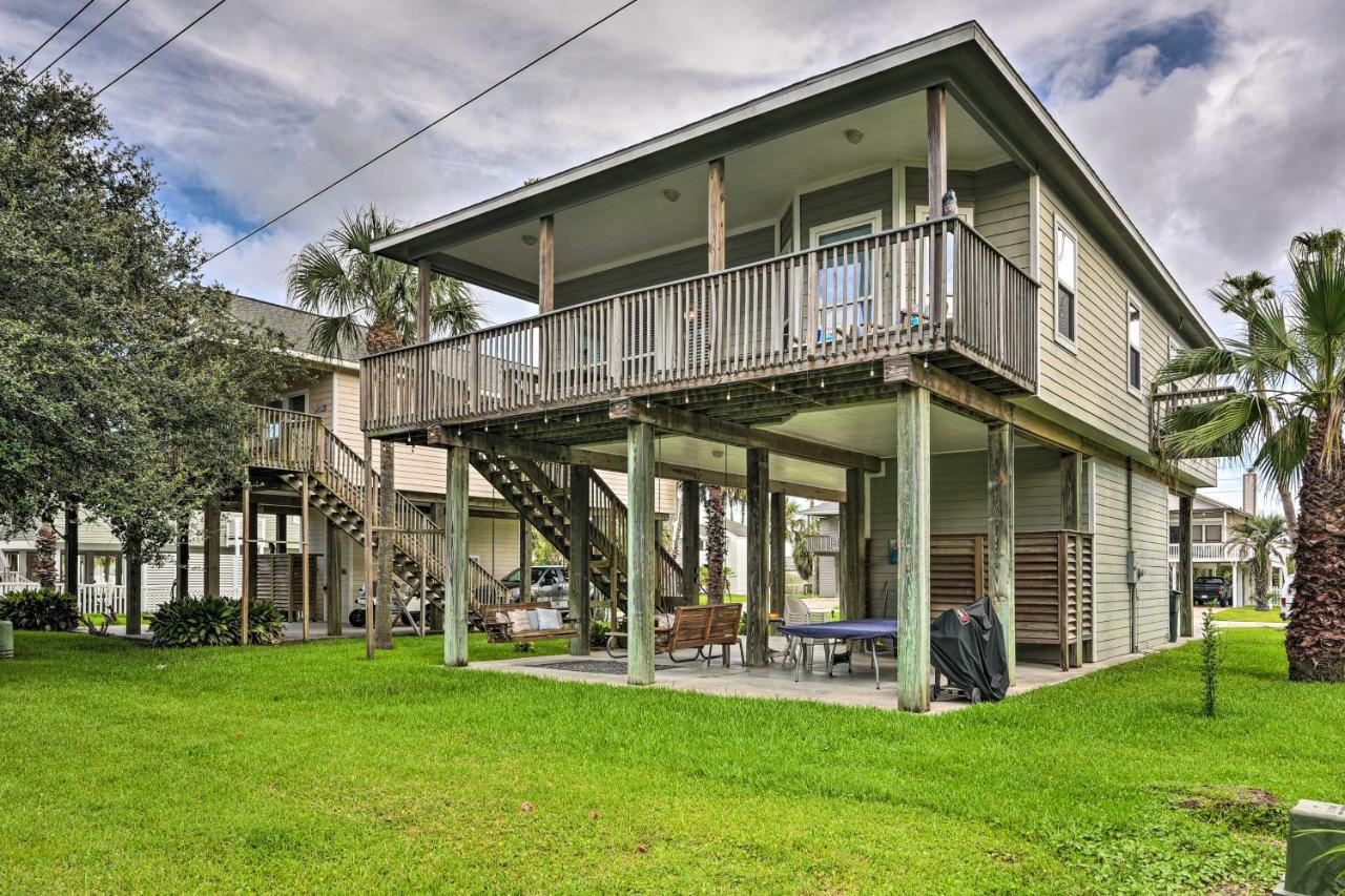 Villa Salty Dog Galveston House Less Than 1 Mi To Beach! Extérieur photo